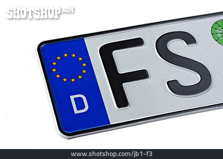 
                Autokennzeichen, Freising                   