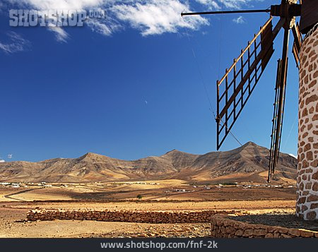 
                Wüste, Windmühle, Fuerteventura                   
