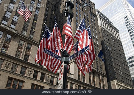 
                Usa, Flagge, New York                   