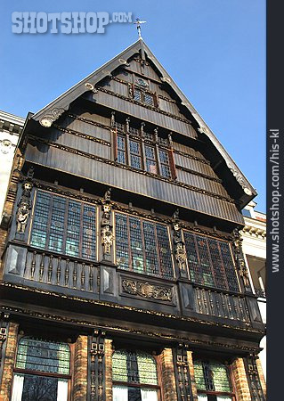 
                Wohnhaus, Fassade, Mittelalterlich, Brügge                   