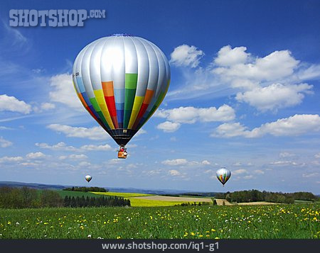 
                Heißluftballon                   