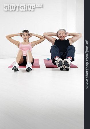 
                Sport & Fitness, Gymnastik, Physiotherapie, Sit-up                   