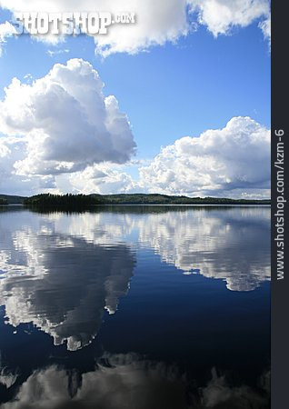 
                See, Spiegelung, Schweden                   