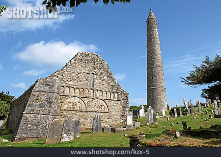 
                Friedhof, Irland, Ardmore, Ardmore Tower                   