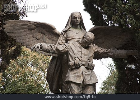 
                Engel, Statue, Soldat                   