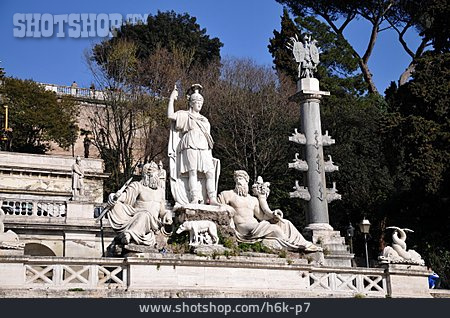
                Brunnenfigur, Piazza Del Popolo                   