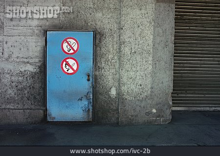 
                Tür, Rauchverbot, Brandschutztür                   