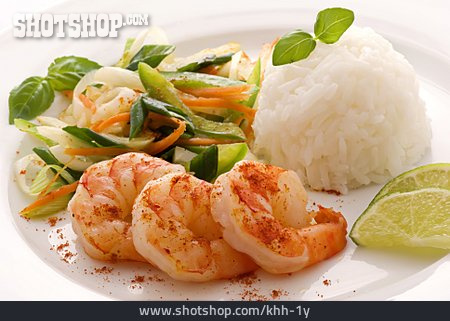 
                Mahlzeit, Shrimps                   