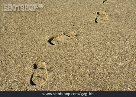 
                Sand, Fußabdruck                   