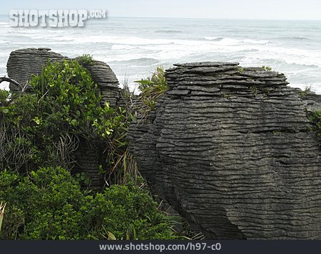 
                Felsformation, Pancake Rocks, Paparoa-nationalpark                   