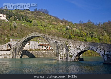 
                Brücke, Toskana, Ponte Della Maddalena                   