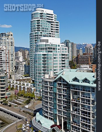 
                Skyline, Hochhaus, Vancouver                   