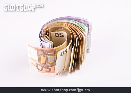 
                Euro, Geldschein, Ersparnis, Bargeld                   