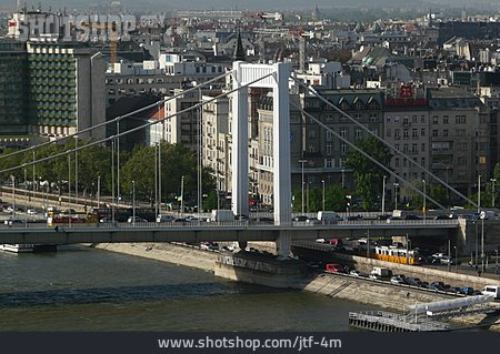 
                Budapest, Donaubrücke, Elisabethbrücke                   