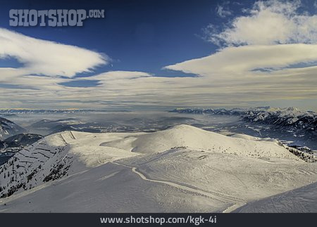 
                Gebirge, Winterlandschaft, Schneebedeckt                   