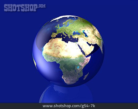 
                Weltkugel, Kontinent, 3d-rendering, Globus                   