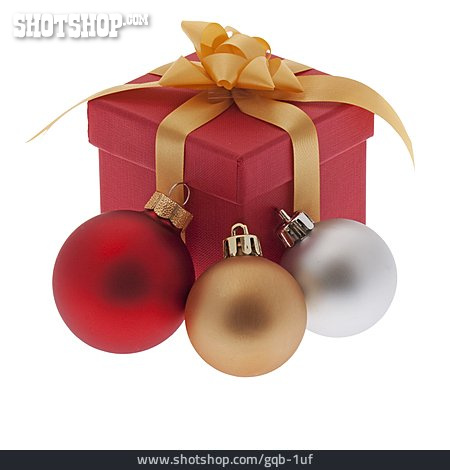 
                Weihnachten, Christbaumkugel, Weihnachtsgeschenk                   