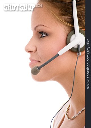 
                Headset, Sekretärin, Call Center                   