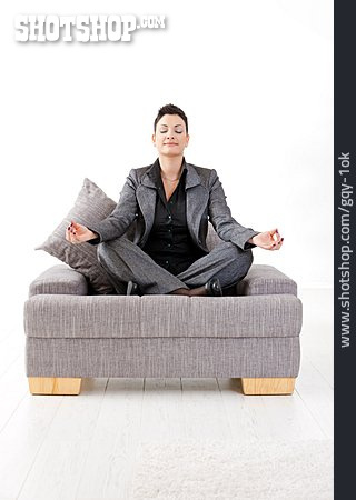 
                Young Woman, Relaxation & Recreation, Meditating, Yoga                   