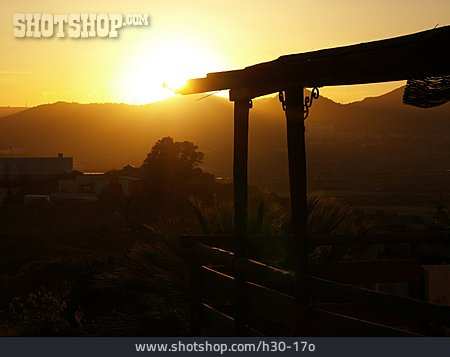
                Reise & Urlaub, Sonnenuntergang, Spanien, Terrasse                   