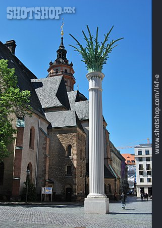 
                Leipzig, Nikolaikirche, Friedenssäule                   