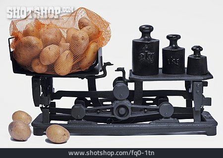 
                Kartoffel, Waage, Kartoffelnetz, Tafelwaage                   