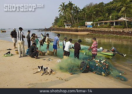 
                Fischerboot, Indien, Goa                   