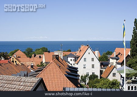 
                Stadtansicht, Ostsee, Visby                   