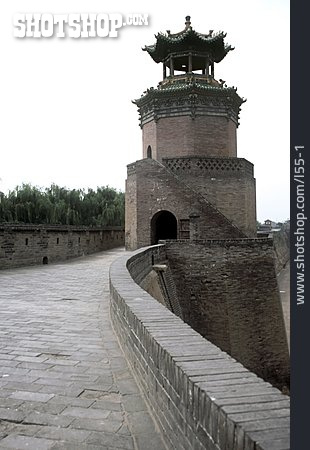 
                Stadtmauer, Wachturm, Pingyao                   