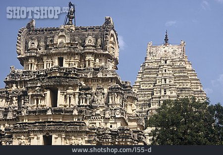 
                Tempel, Indien, Gopuram, Virupaksha Tempel                   