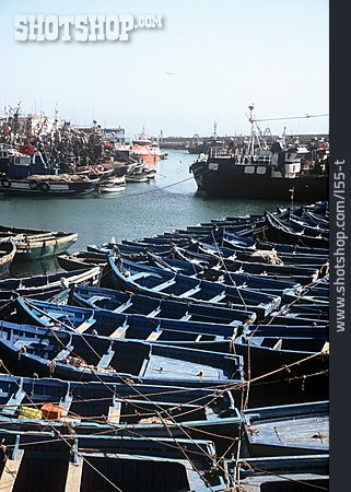 
                Hafen, Fischerboot, Marokko, Essaouira                   