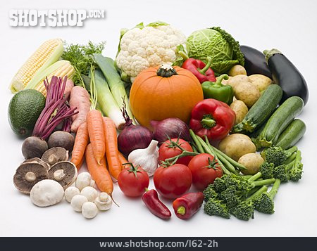 
                Gesunde Ernährung, Gemüse, Gemüseauswahl                   