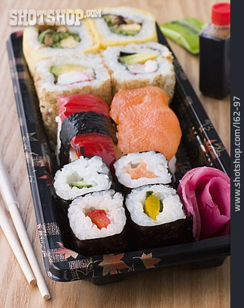 
                Sushi, Maki, Sashimi, Snack                   