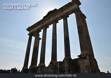 
                Tempel, Rom, Forum Romanum, Tempel Des Saturn                   
