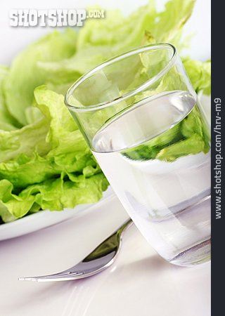 
                Wasserglas, Salat                   