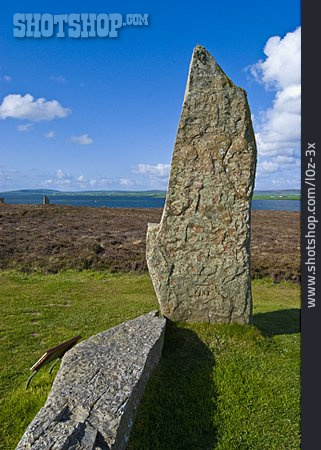 
                Schottland, Ring Von Brodgar, Standing Stone                   