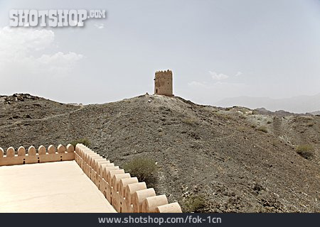 
                Wachturm, Festung, Oman                   