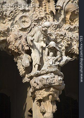 
                Relief, Sagrada Familia, Bildhauerei                   