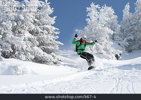 
                Action & Abenteuer, Wintersport, Snowboarder                   