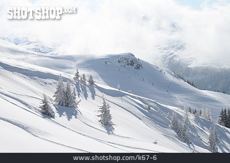 
                Winterlandschaft, Skigebiet, Kitzbüheler Alpen                   