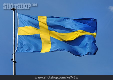 
                Flagge, Schweden, Nationalflagge                   