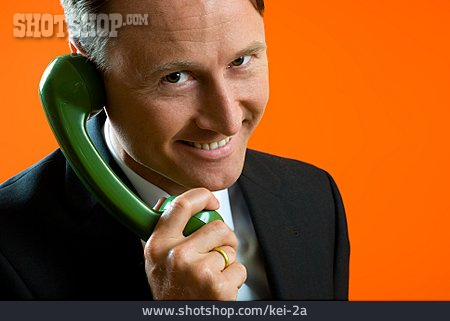 
                Telefonieren, Geschäftsmann                   