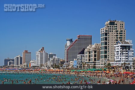 
                Strand, Tourismus, Tel Aviv                   