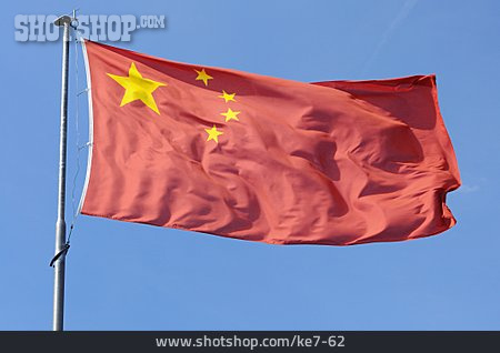 
                Flagge, China, Nationalflagge                   