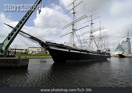 
                Alter Hafen, Segelschiff, Bremerhaven, Museumshafen                   