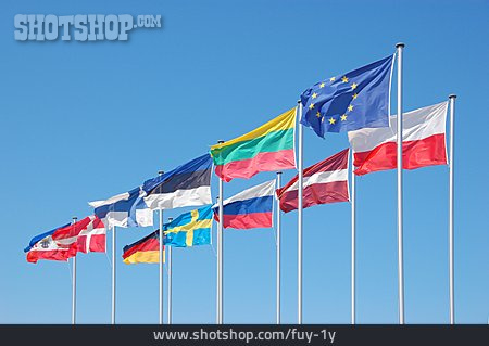 
                Europa, Nationalflagge, Europäische Union                   