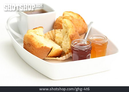 
                Frühstück, Muffin, Marmelade                   