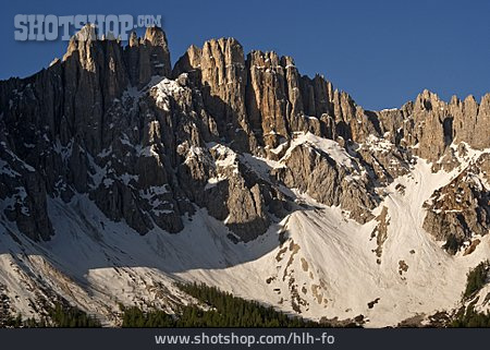 
                Dolomiten, Bergmassiv, Latemar                   
