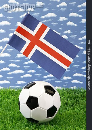 
                Fußball, Island, Nationalflagge                   