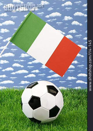 
                Fußball, Italien, Nationalflagge                   